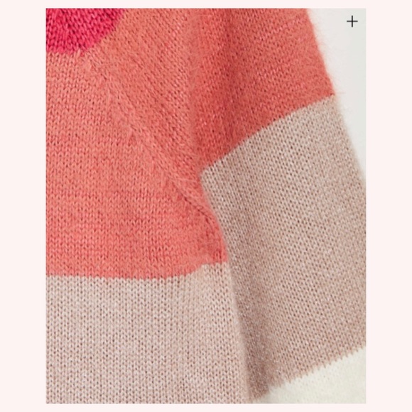 NWT LOFT Petite Striped Sweater - Picture 3 of 4